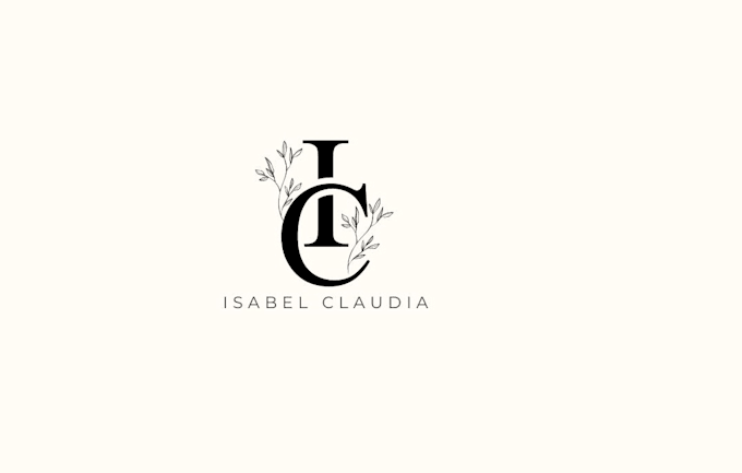 make modern modern and simple floral logo design
