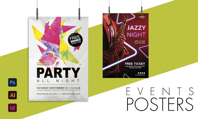 design professional posters ready for print