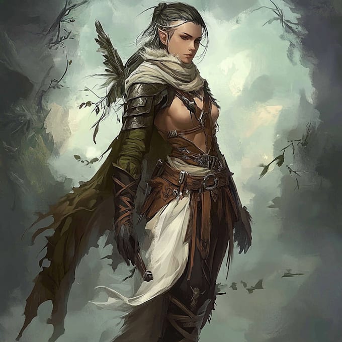 create illustration character design, concept or draw fanart