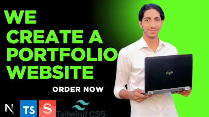 create a stunning portfolio website for you