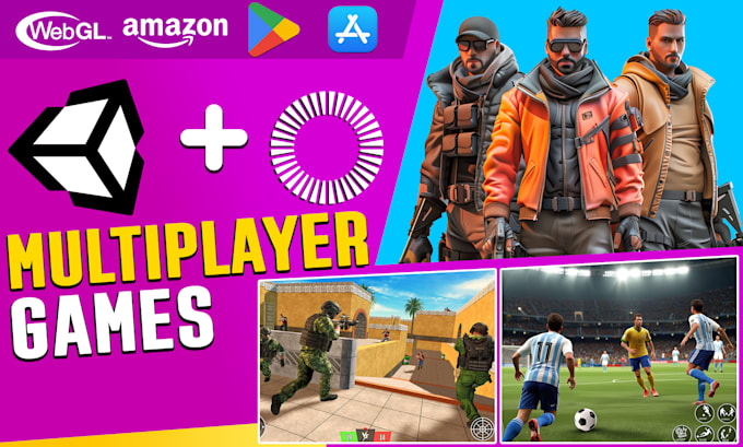 create multiplayer games in unity