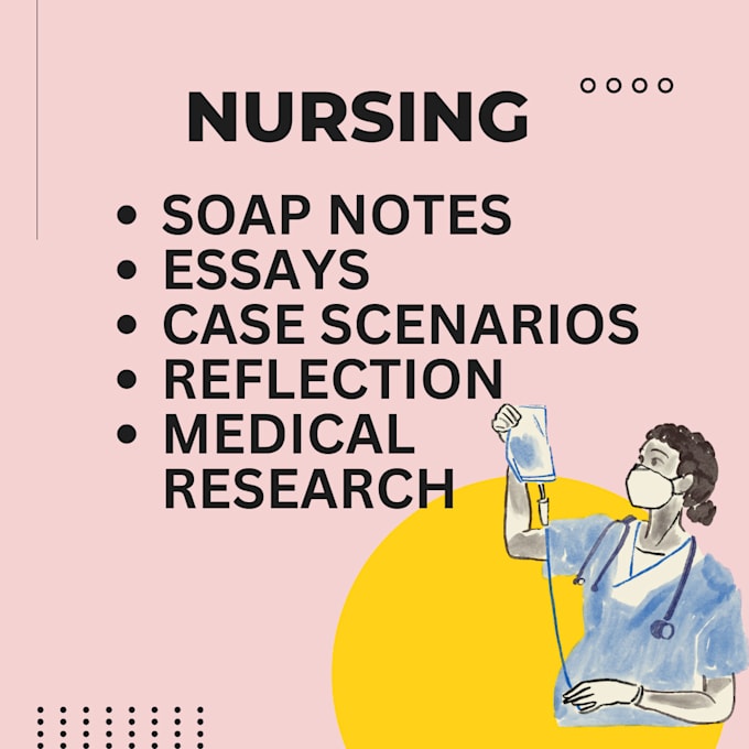 professionally do nursing notes, reflections, and research
