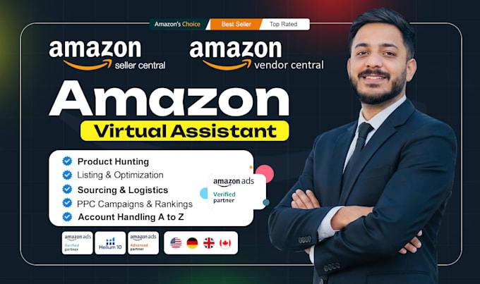be your amazon fba virtual assistant for amazon private label, amazon expert va