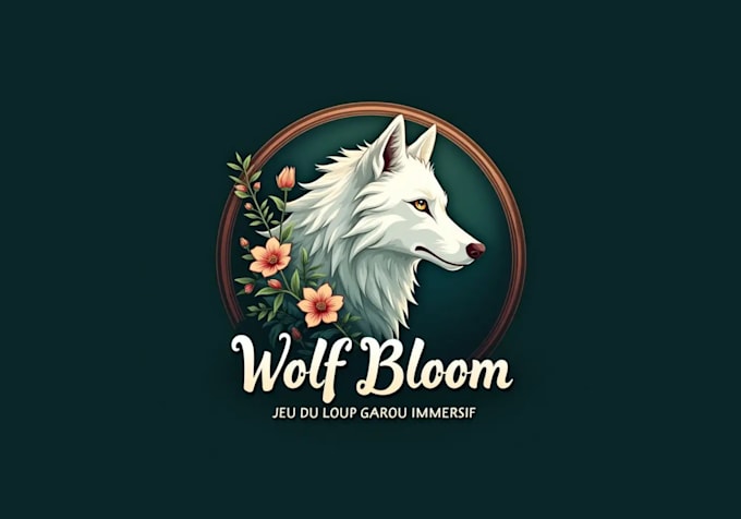 design high definition wolf logo with new concept