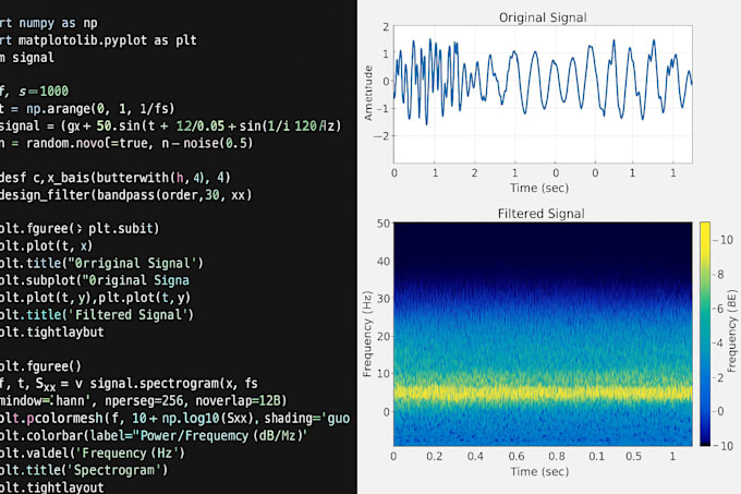 Do your digital signal processing projects by Reawtfos | Fiverr