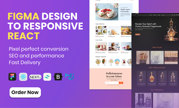build react website or next js website