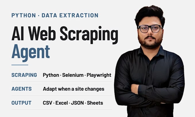 build ai scraping agent, python web scraping, data extraction
