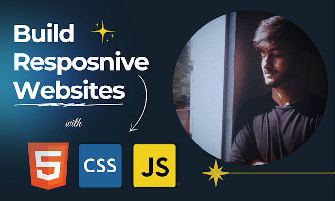 Build a fully responsive website using html, css javascript by Awais ...