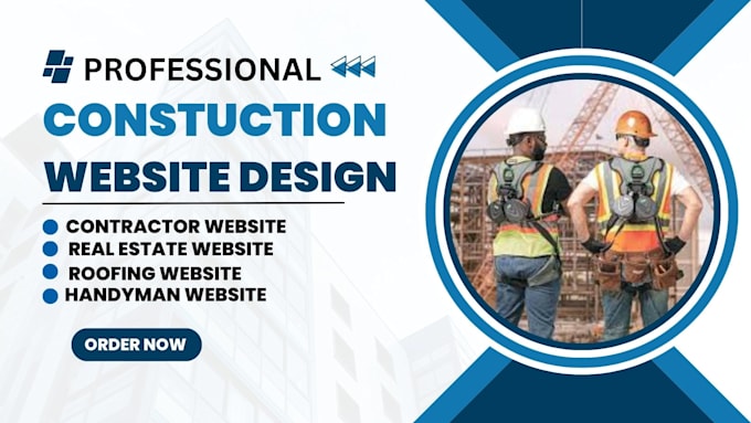 construction website, roofing website, contractor, handyman, real estate website