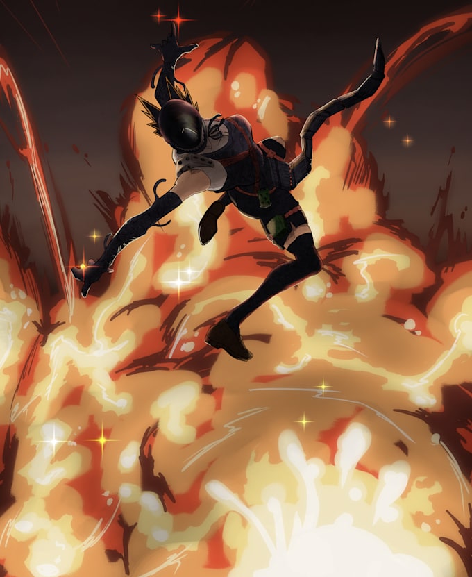 draw a custom illustration of your oc