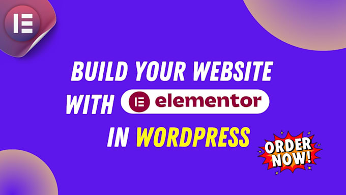 design a professional wordpress business, portfolio, website with elementor
