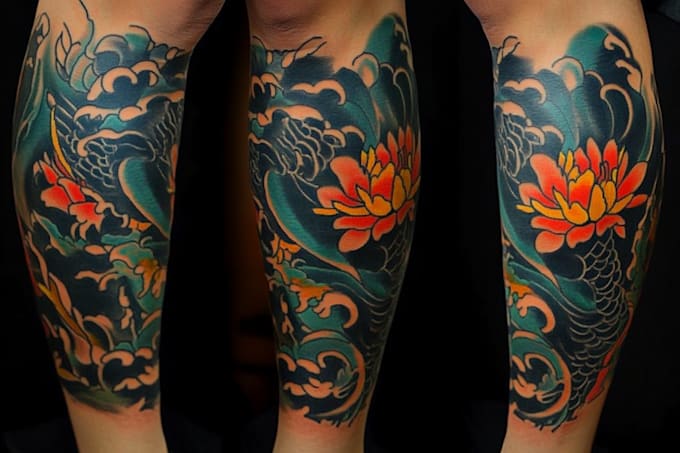 draw amazing japanese oriental tattoo