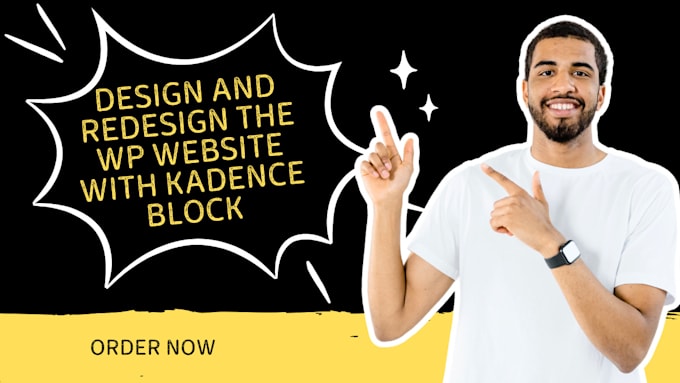 create a clean, modern wordpress website with kadence blocks