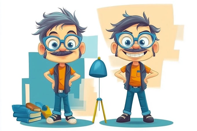 create illustration cartoon character or mascot