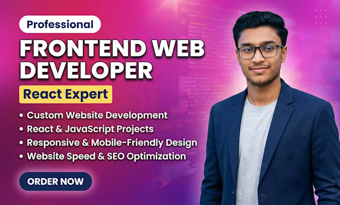 be your expert front end web developer for pixel perfect responsive websites