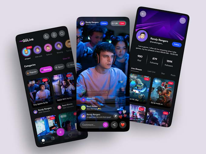 Develop video streaming app live streaming app live streaming website ...