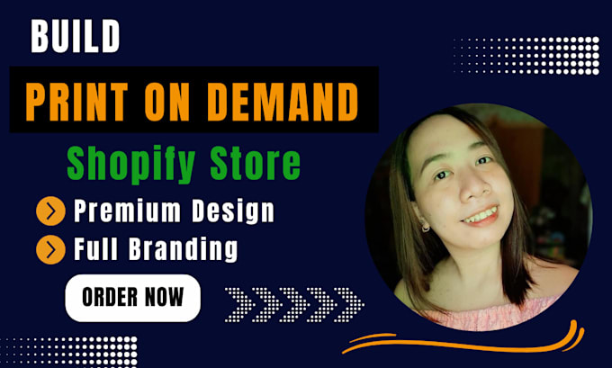build shopify print on demand store printify