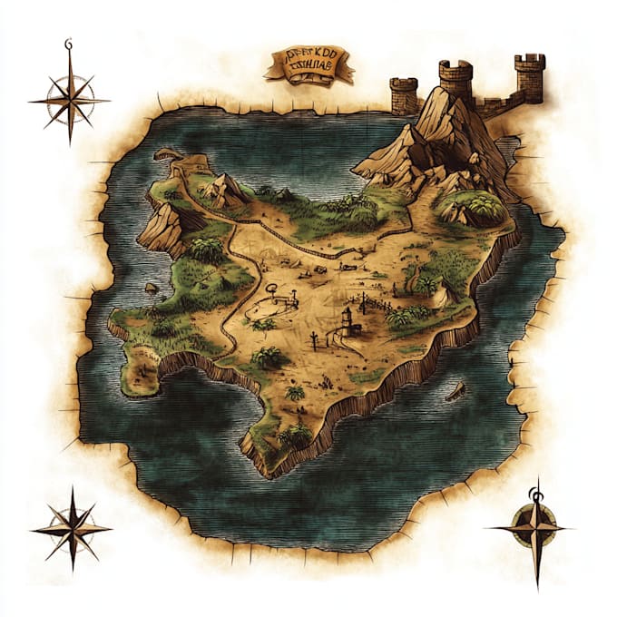 draw your fantasy city map