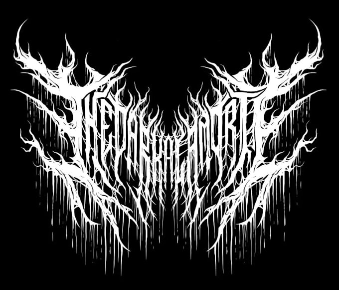 make chrome death metal logo