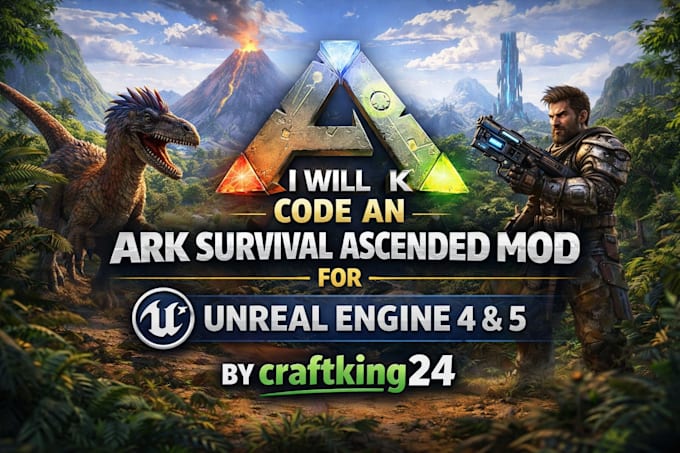 code ark survivals ascended mod game 4,5 unreal engine