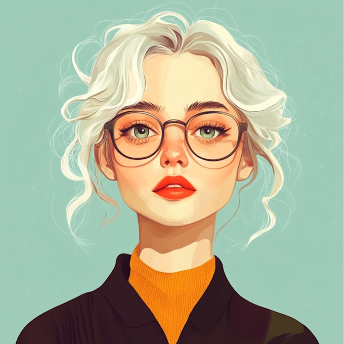 draw people portraits with semi realist style