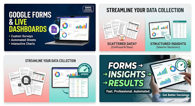 create smart online forms and dashboards using google tools
