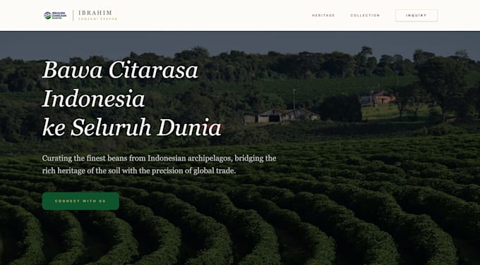 develop a premium nextjs website with tailwind CSS