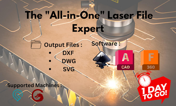 custom dxf laser cutting file with fast delivery