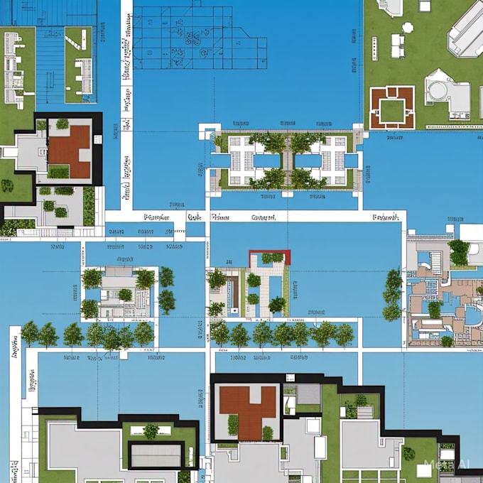 Design and render architectural site plan and master plan by Xoeykia ...