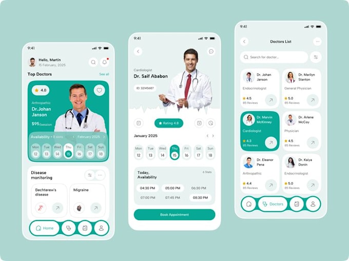 Design chatbot ui ux for healthcare and telemedicine apps by Normanwill ...