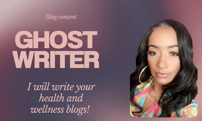 be your professional ghost writer