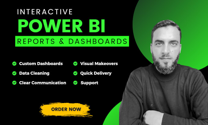 be your power bi developer and expert and setup power bi services