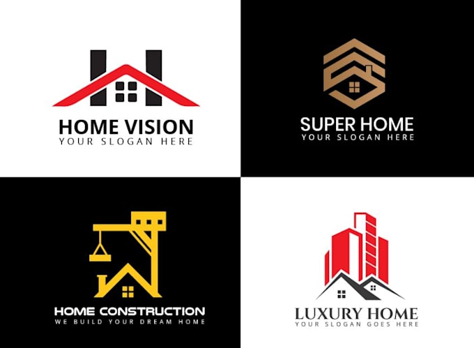make home real estate, tools,construction logo