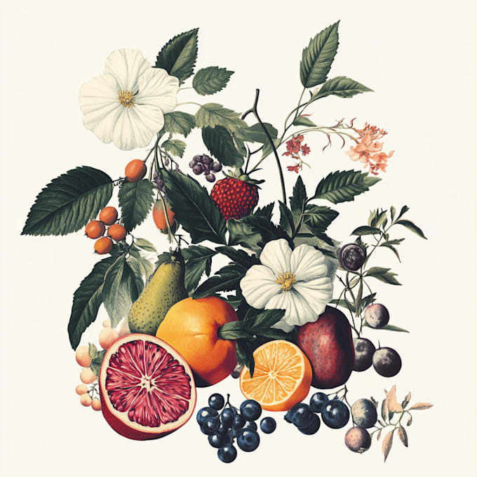 make realistic scientific, anatomical botanical illustration