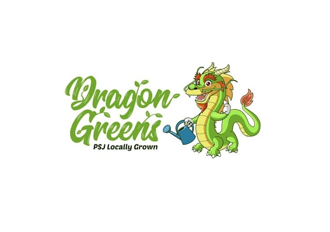 design awesome fun dragon logo
