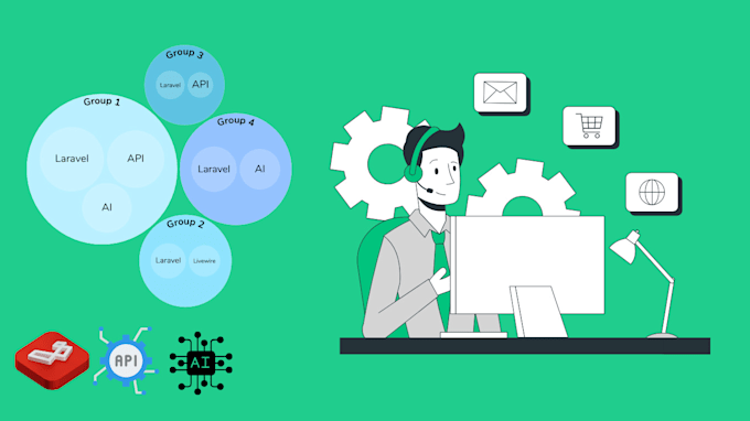 create laravel API and connect them with ai technologies