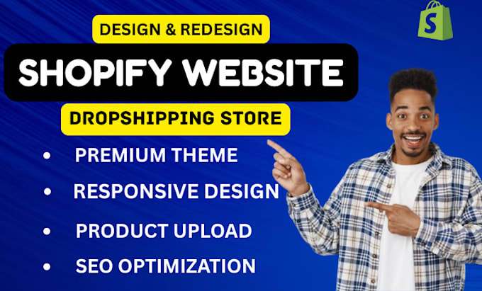 design, redesign shopify store, shopify dropshipping store, shopify website