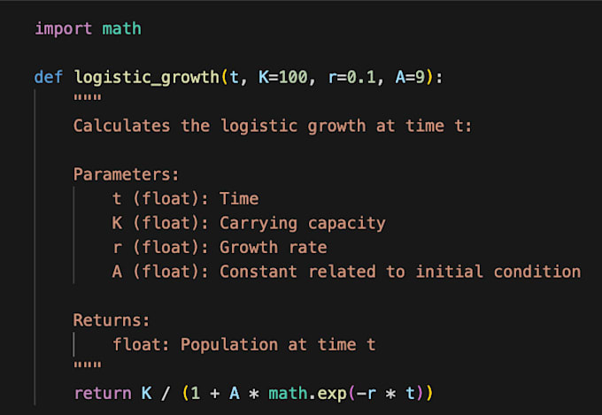 Convert academic math models into python with explanations by G_w ...