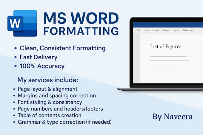 professionally format and edit your microsoft word document