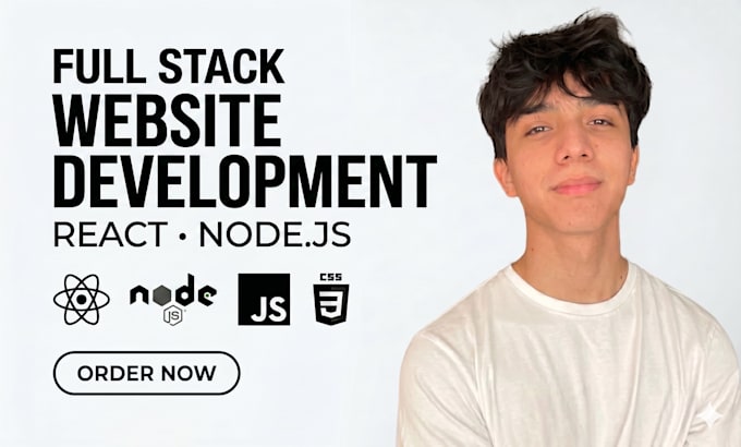 develop your custom react and nodejs full stack website