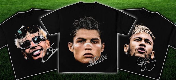 design vintage big face bootleg tshirt design
