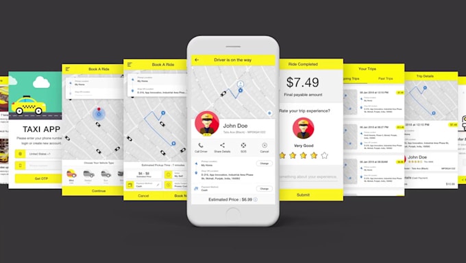 dev blazor app shopping app taxi booking app uber clone app flutter flow app