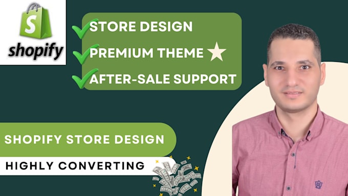 design a high converting shopify store with arabic and english support