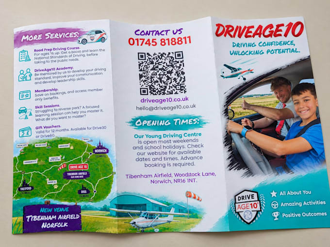 design a professional flyer, leaflet or trifold brochure in 24 hours