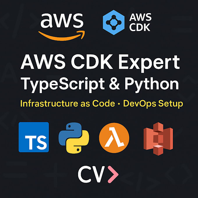 Help you with aws cdk in typescript or python by Rohanbane | Fiverr
