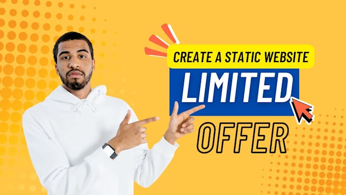 creat a professional and responsive static website for you
