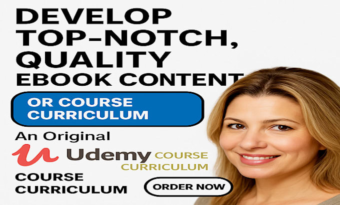 develop top notch quality ebook content or course curriculum development