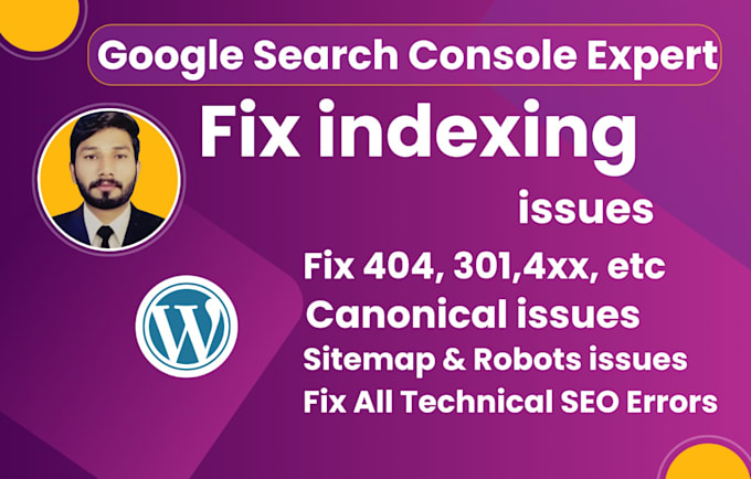 fix google search console indexing errors and wordpress technical SEO issues