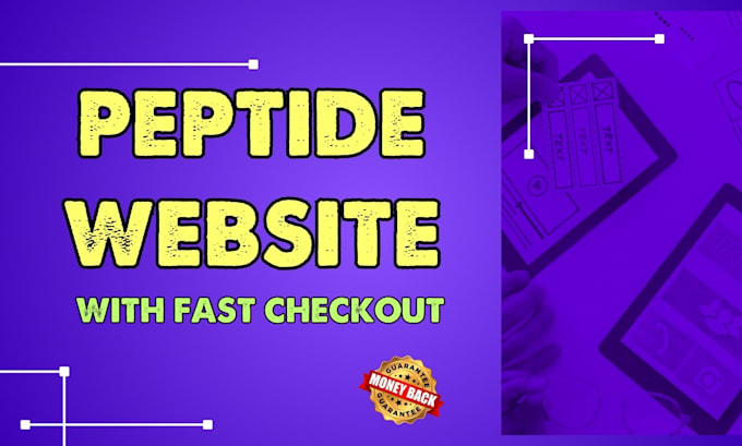 develop a secure peptide website with fast checkout