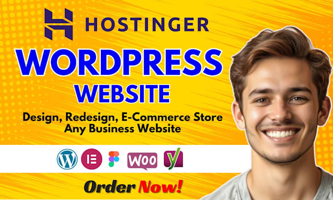 hostinger website redesign, hostinger wordpress website,hostinger website design
